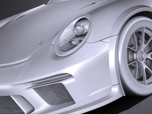 Porsche 911 GT3 Cup 2017 3D Model