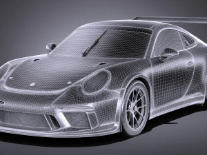 Porsche 911 GT3 Cup 2017 3D Model