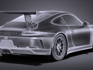 Porsche 911 GT3 Cup 2017 3D Model