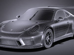 Porsche 911 GT3 Cup 2017 3D Model