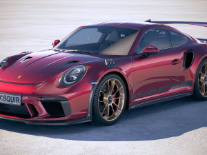 Porsche 911 GT3 RS 2019 3D Model