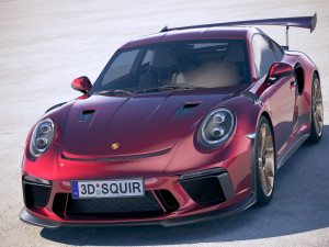 Porsche 911 GT3 RS 2019 3D Модель