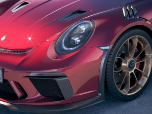 Porsche 911 GT3 RS 2019 3D Модель