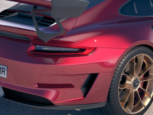 Porsche 911 GT3 RS 2019 3D Модель