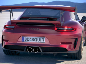 Porsche 911 GT3 RS 2019 3D Модель