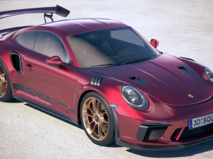 Porsche 911 GT3 RS 2019 3D Model
