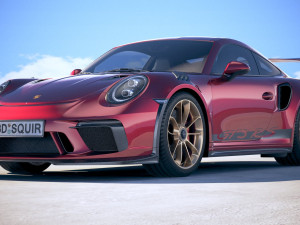 Porsche 911 GT3 RS 2019 3D Модель