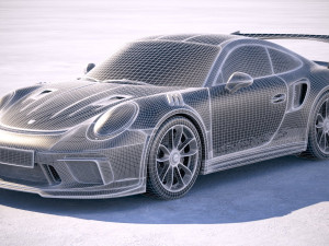 Porsche 911 GT3 RS 2019 3D Модель