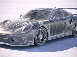 Porsche 911 GT3 RS 2019 3D Model