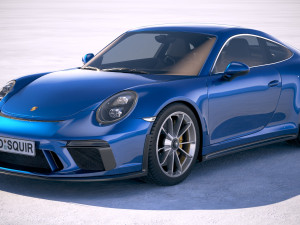 Porsche 911 GT3 Touring 2018 3D 模型