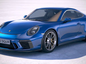 Porsche 911 GT3 Touring 2018 Model 3D