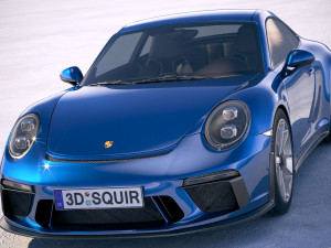 Porsche 911 GT3 Touring 2018 Modelo 3D