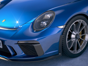 Porsche 911 GT3 Touring 2018 Modelo 3D
