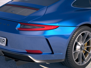 Porsche 911 GT3 Touring 2018 Modelo 3D