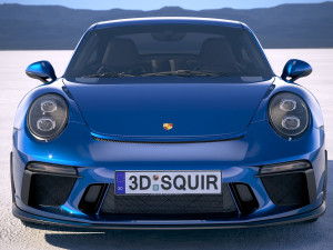 Porsche 911 GT3 Touring 2018 Modelo 3D