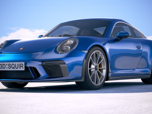 Porsche 911 GT3 Touring 2018 Modelo 3D