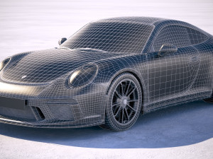 Porsche 911 GT3 Touring 2018 Modelo 3D