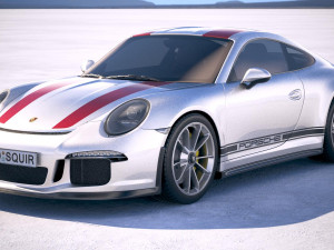 Porsche 911 R 2018 3Dモデル
