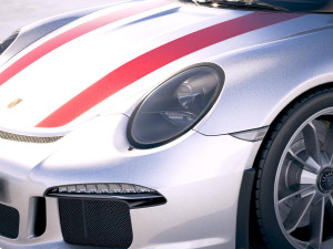 Porsche 911 R 2018 3D-Modell