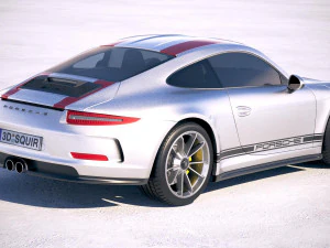Porsche 911 R 2018 3D Model