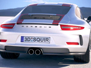 Porsche 911 R 2018 3D Model