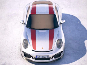 Porsche 911 R 2018 3D Model