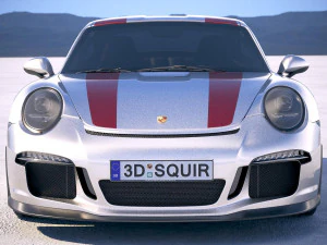 Porsche 911 R 2018 3D Model