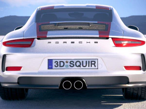 Porsche 911 R 2018 3D Model