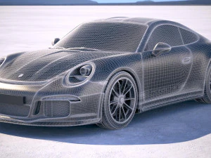 Porsche 911 R 2018 3D Model