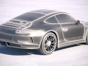 Porsche 911 R 2018 3D Model