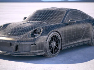 Porsche 911 R 2018 3D Model