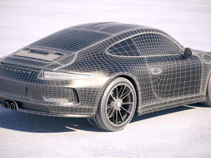 Porsche 911 R 2018 3D Model