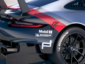Porsche 911 RSR 2017 Model 3D