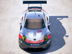 Porsche 911 RSR 2017 Model 3D