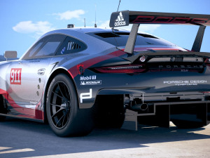 Porsche 911 RSR 2017 Model 3D