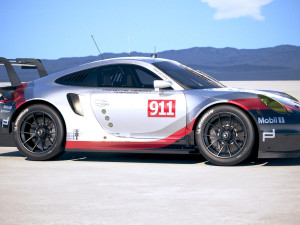 Porsche 911 RSR 2017 Model 3D