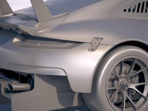Porsche 911 RSR 2017 Model 3D
