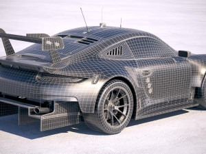 Porsche 911 RSR 2017 Model 3D