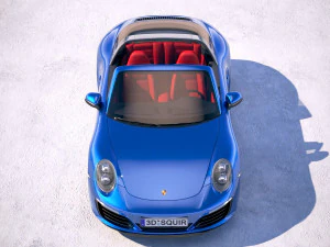 Porsche 911 Targa 4S 2018 3D Model