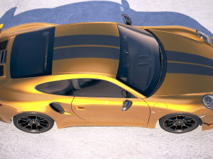 Porsche 911 Turbo S Exclusive Series 2018 3D Model