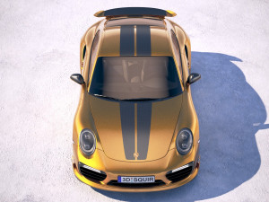 Porsche 911 Turbo S Exclusive Series 2018 3D Model