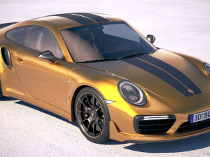 Porsche 911 Turbo S Exclusive Series 2018 3D Model
