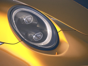 Porsche 911 Turbo S Exclusive Series 2018 3D Model