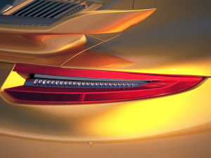 Porsche 911 Turbo S Exclusive Series 2018 3D Model