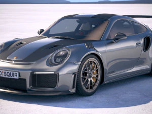 Porsche 911 GT2RS 2018 3D Model
