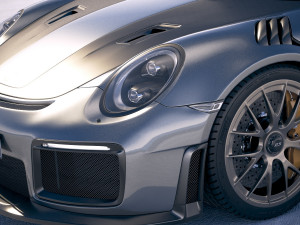 Porsche 911 GT2RS 2018 3D 模型