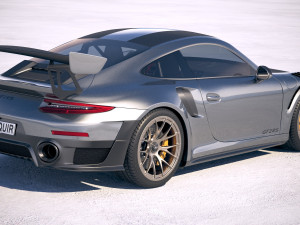 Porsche 911 GT2RS 2018 3D 模型