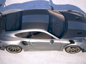 Porsche 911 GT2RS 2018 3D 模型