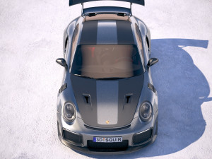 Porsche 911 GT2RS 2018 3D 模型
