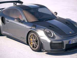 Porsche 911 GT2RS 2018 3D 模型